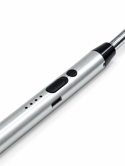 Elektron plazmali zajigalka, USB-C, egiluvchan bo‘yinli, qayta zaryadlanuvchi