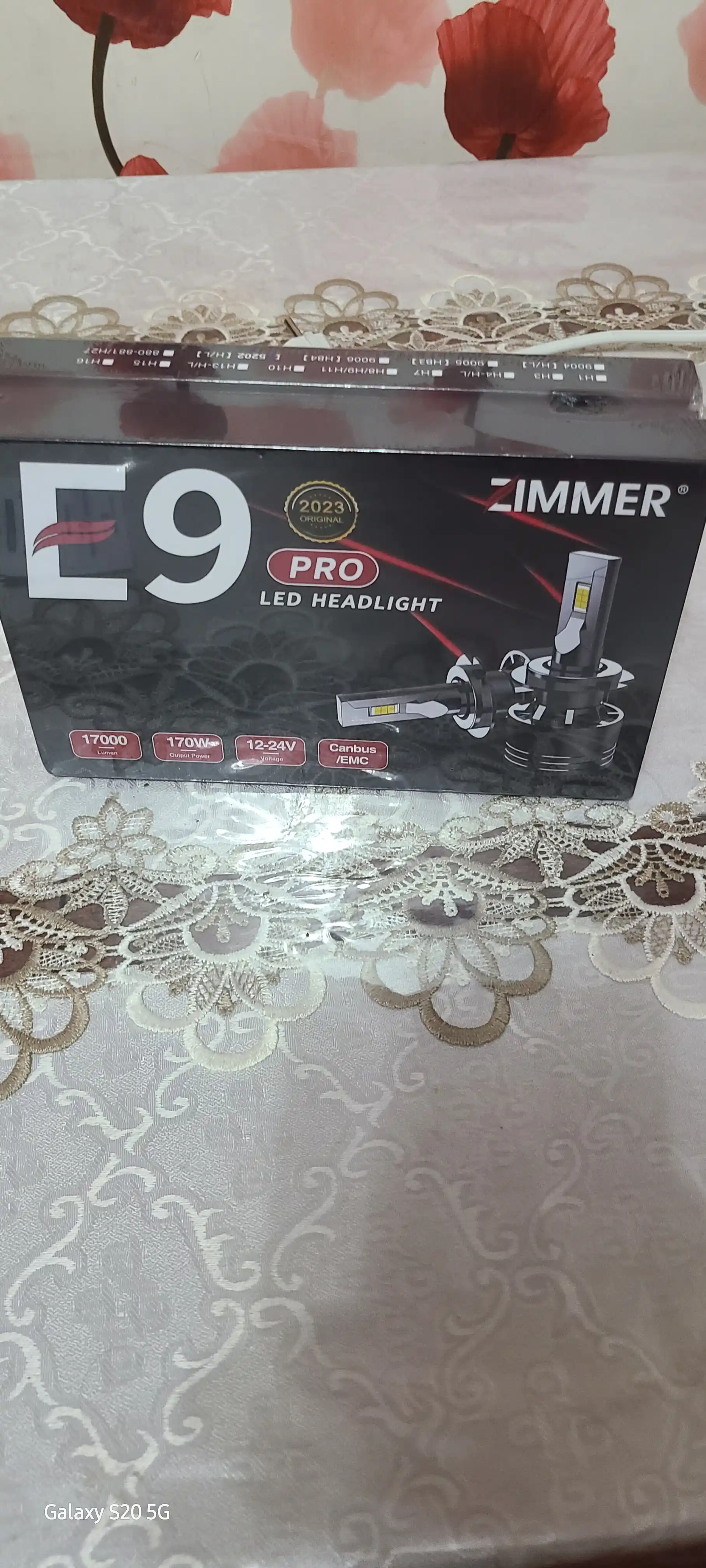 Zimmer LED lampalar E8 PRO va E9 PRO, uzoq va past nur, faralar, tumanga qarshi faralar