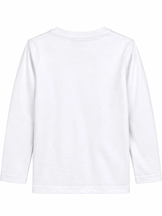 Bolalar uchun uzun yengli futbolka — 100% paxta, Yevropada ishlab chiqarilgan, premium sifat