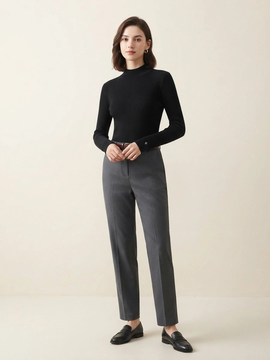 Sviter ayollar uchun, vodalazka, S-XL razmerlariga mos, kuz, qish, bahor mavsumiga