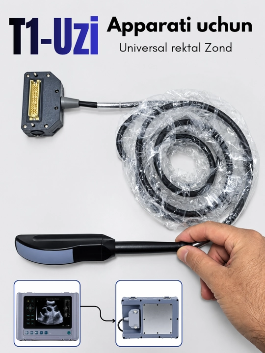 Veterinariya UTT apparati uchun universal rektal zond T1 Ultratovush skaneri