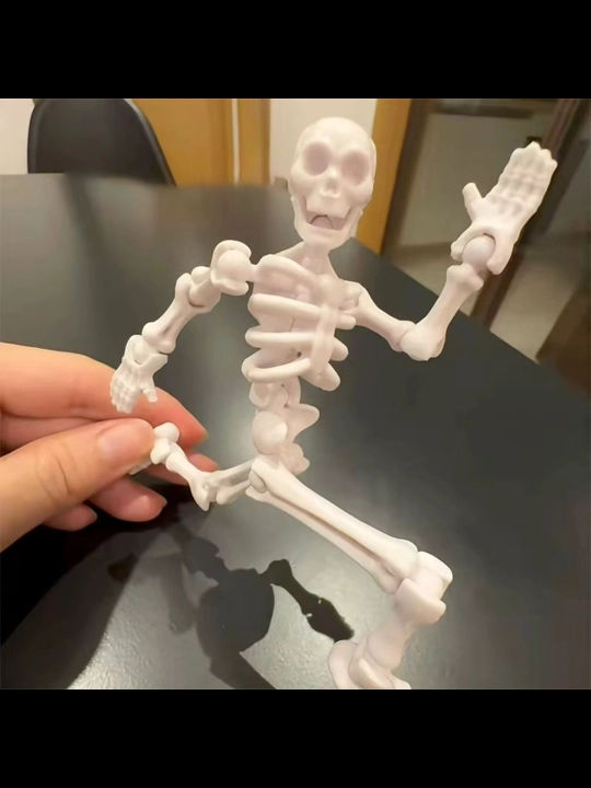 Bolalar uchun harakatlanuvchi skelet o‘yinchog‘i, anatomik 3D model, harakatchan bo‘g‘imlar