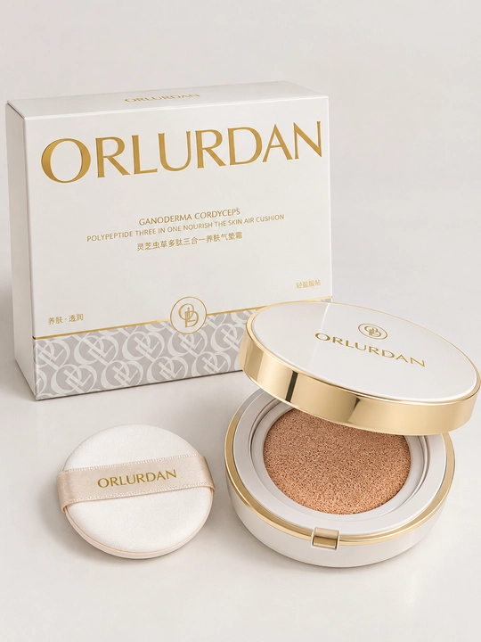 ORLURDAN Ganoderma Cordyceps Polypeptide Three in One The Skin Air Cushion кушон-крем - 