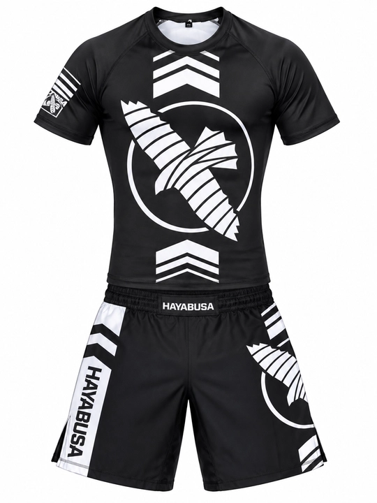 Рашгард и шорты Hayabusa для ММА, BJJ, грэпплинга и тренировок