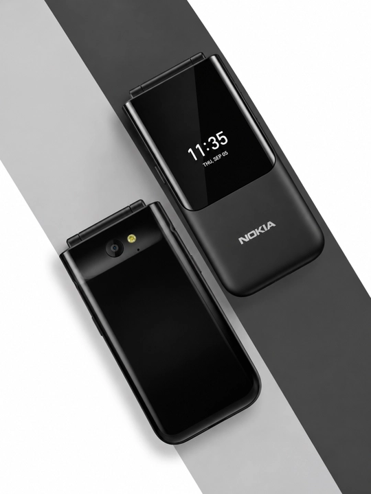 Nokia 2720 Flip — кнопочный телефон, телефон-раскладушка, 2 слота IMEI пройден, Dual SIM - 