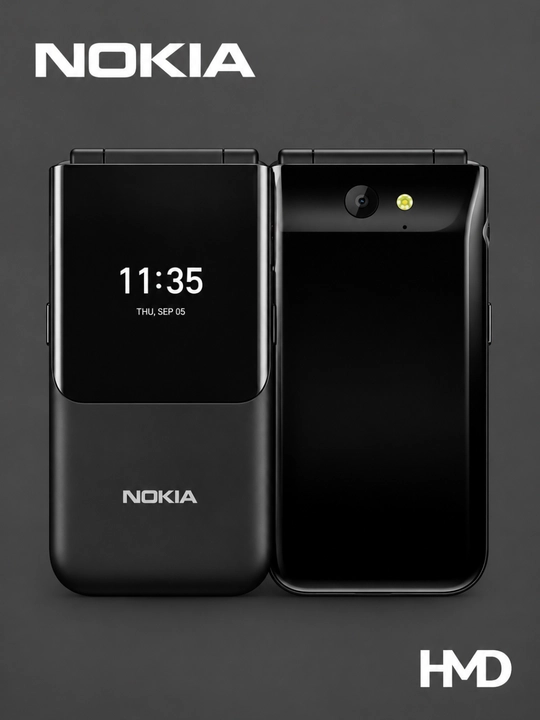 Nokia 2720 Flip — кнопочный телефон, телефон-раскладушка, 2 слота IMEI пройден, Dual SIM