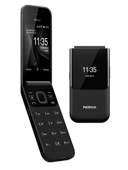 Nokia 2720 Flip — кнопочный телефон, телефон-раскладушка, 2 слота IMEI пройден, Dual SIM