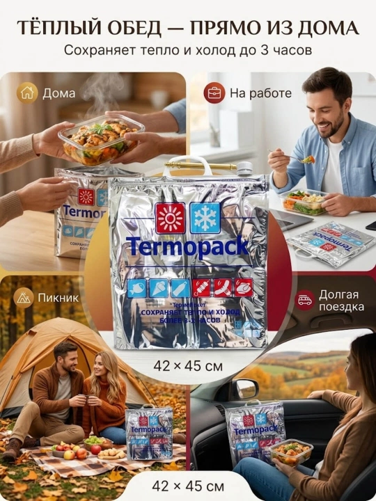 Термо-сумка для продуктов и напитков