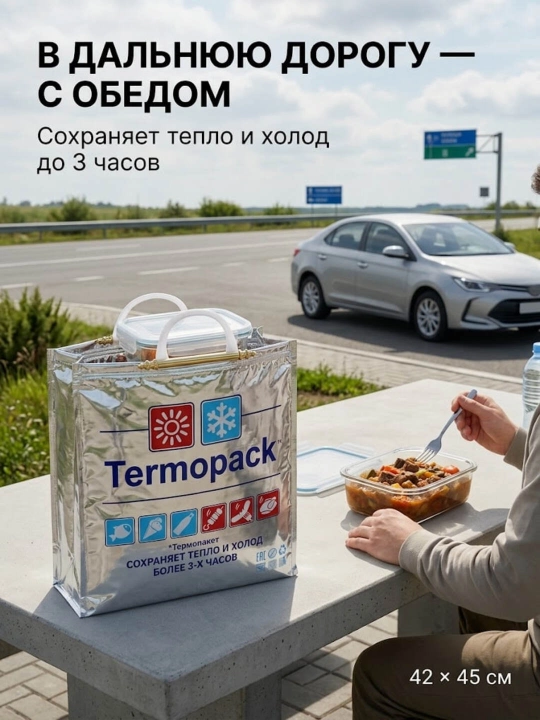 Термо-сумка для продуктов и напитков