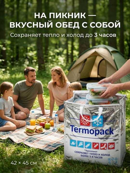 Термо-сумка для продуктов и напитков