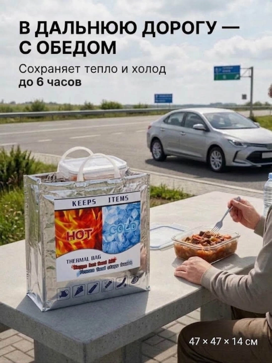 Термо-сумка для продуктов и напитков - 