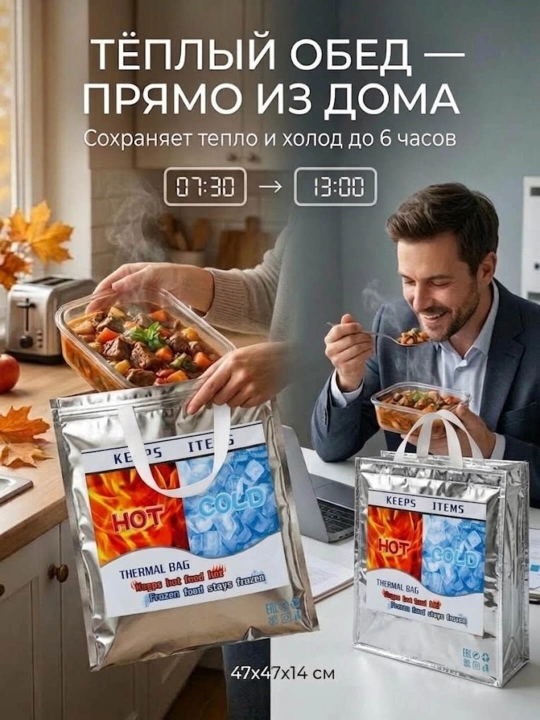 Термо-сумка для продуктов и напитков