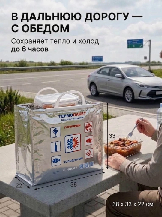 Термо-сумка для продуктов и напитков - 