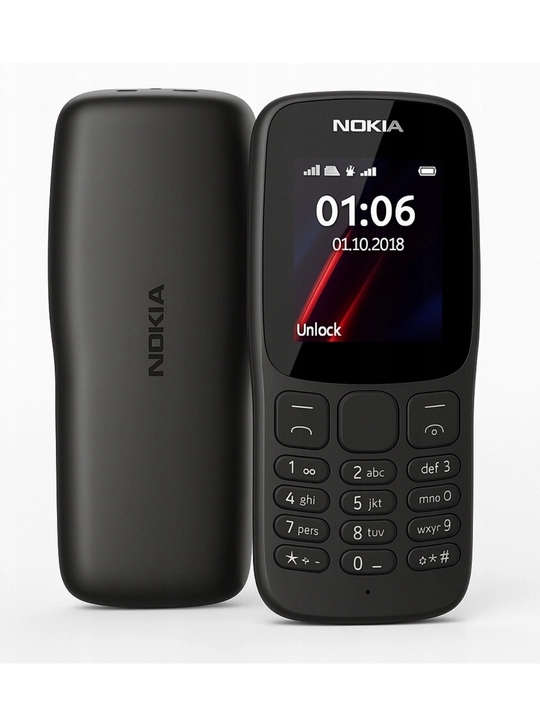 Nokia 106 кнопочный телефон без камеры компактный кнопочный телефон Dual SIM IMEI пройден - 