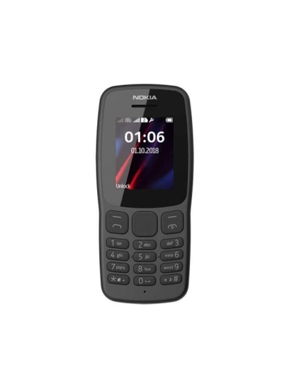 Nokia 106 kamerasiz knopkali telefon, ixcham tugmali telefon dual sim uzimeidan o'tgan