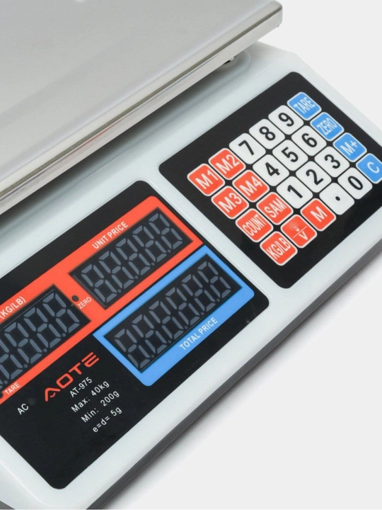 Elektron Tarozi, tarozi 40 kg va 200 kg gacha savdo uchun tarozi 200 kg