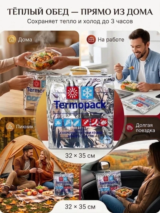 Термо-сумка для продуктов и напитков