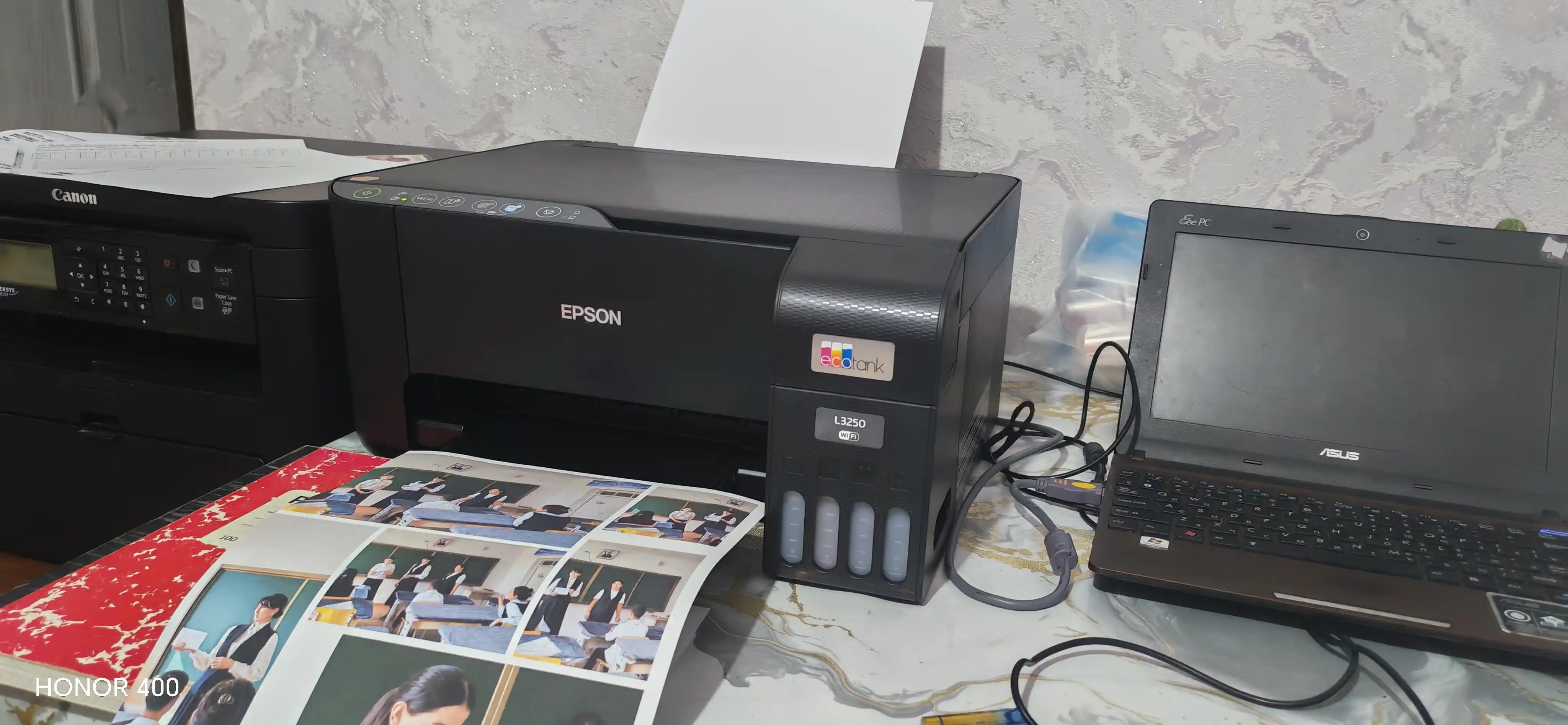 Принтер МФУ Epson L3250/3251, А4, цветной, 3 в 1 wifi