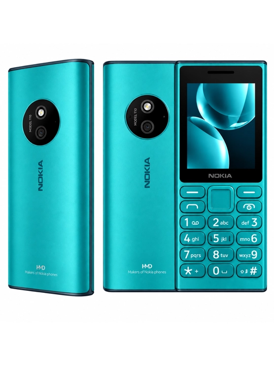 Nokia 125 Dual sim Uzimeidan o'tgan knopkali tugmali ixcham telefon, 1020 mAh batareya