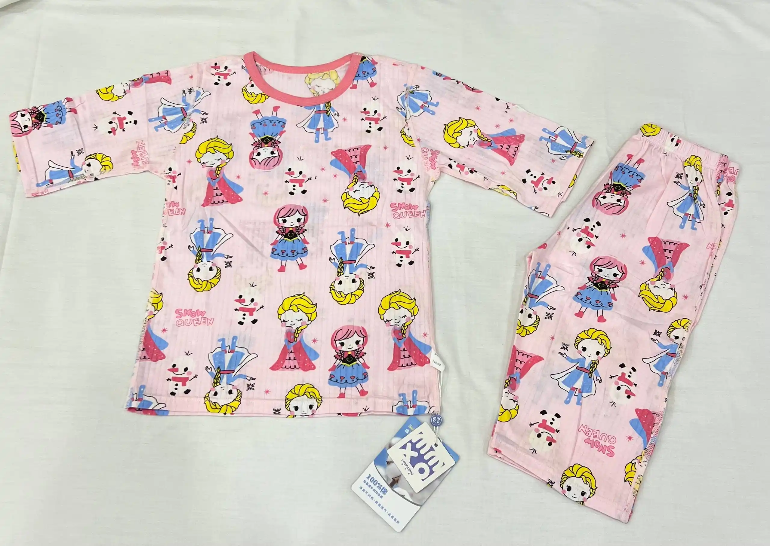 Детская пижама, пижама для девочек, хлопок 2-8 лет