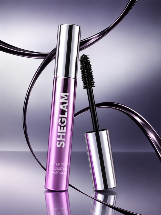 Удлиняющая чёрная тушь для ресниц SHEGLAM