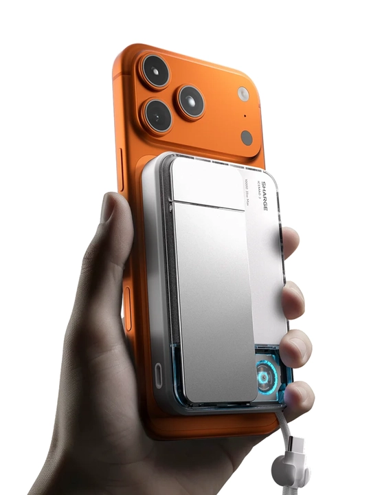 Magnitli powerbank SHARGE ICEMAG 3, 10000 mAh, Qi2 25 W, USB-C 35 W