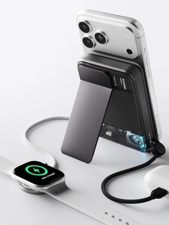 Magnitli powerbank SHARGE ICEMAG 3, 10000 mAh, Qi2 25 W, USB-C 35 W