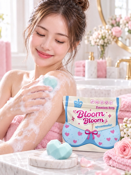 Скраб-мыло для тела Bloom Bloom, очищающее мыло для ухода за кожей, мыло для тела