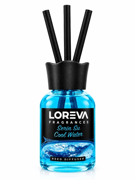 Loreva Reed Diffuser – ароматизатор для дома и авто, 55 г, 3 палочки - 