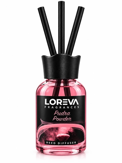 LOREVA Pudra Powder – ароматический диффузор для дома, 3 палочки - 