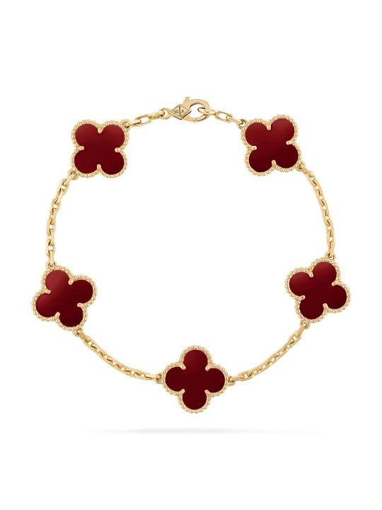 Ayollar va qizlar uchun bilaguzuklar Van Cleef, rangini o'zgartirmaydi va qoraymaydi