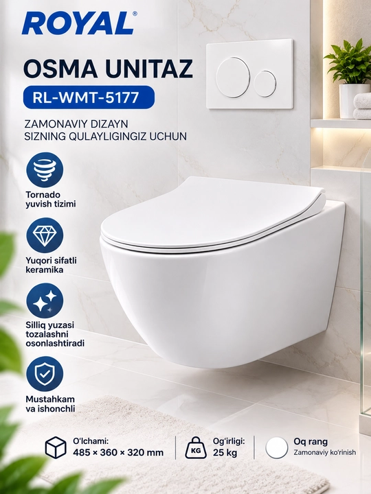 Tornado ROYAL RL-WMT-5177 osma unitazi - 