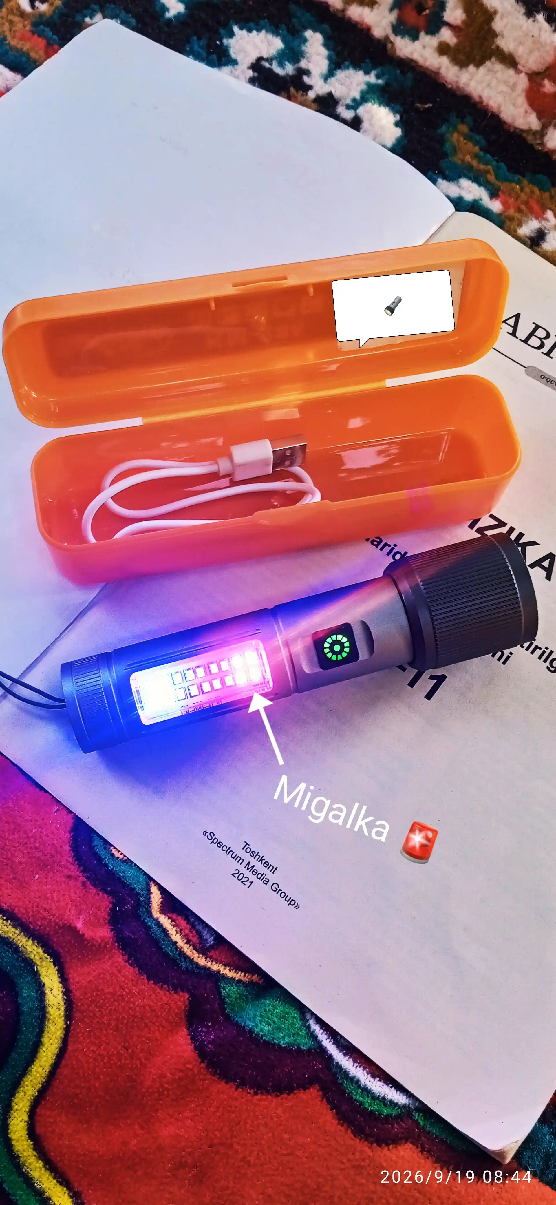 Мощный LED фонарь FANALIKE
