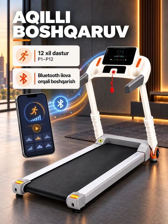 Yugurish yo‘lakchasi CIAPO W-150 SmartRun, elektr, 1–14 km/soat
