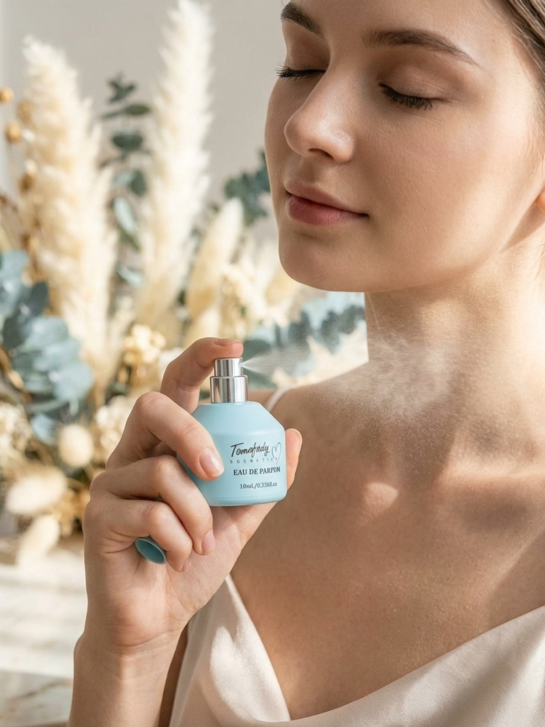 Tomofody Parfumlangan suv (Eau de Parfum), yengil va nafis atir, 10 ml