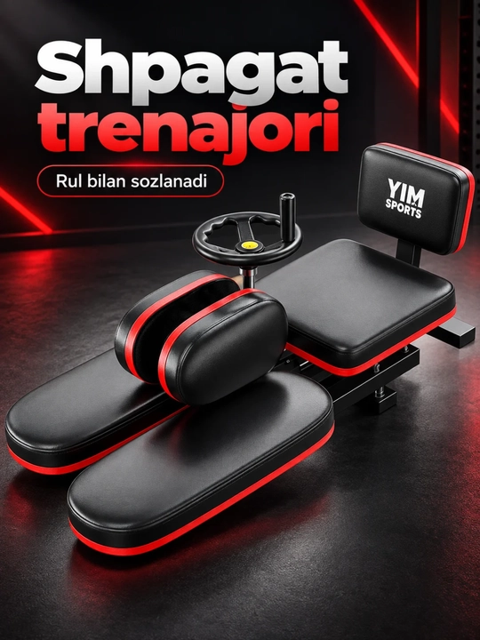 Oyoq va shpagata, stretching va egiluvchanlik mashqlari uchun trenajyor - 