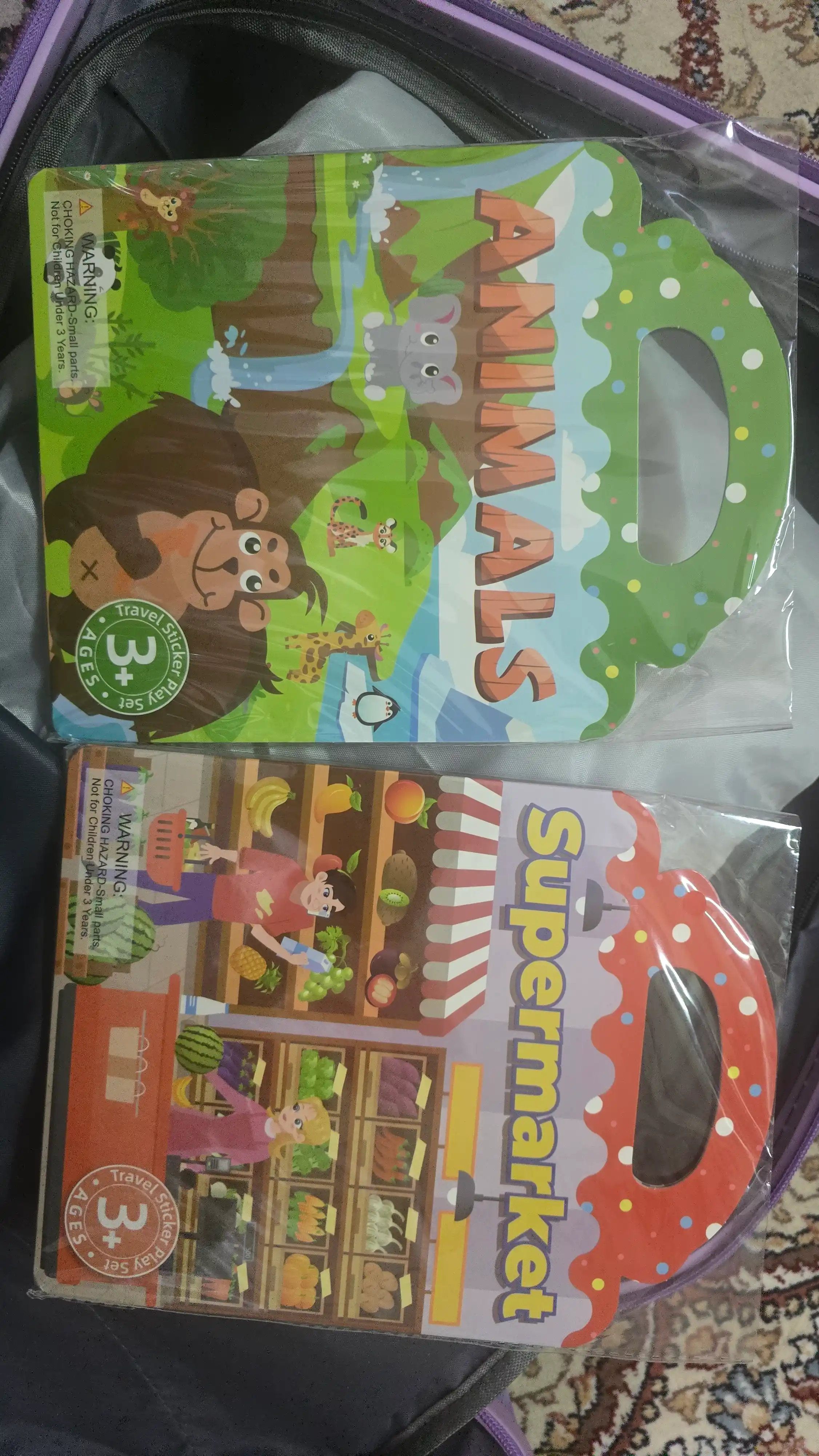 Bolalar uchun qayta yopishtiriladigan stiker kitobcha