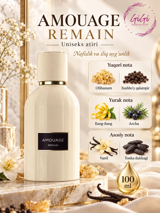 Amouage Guidance, Guidance 46, Remain унисекс , 100 мл - 