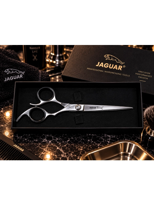 Оригинальные профессиональные парикмахерские ножницы JAGUAR, с футляром