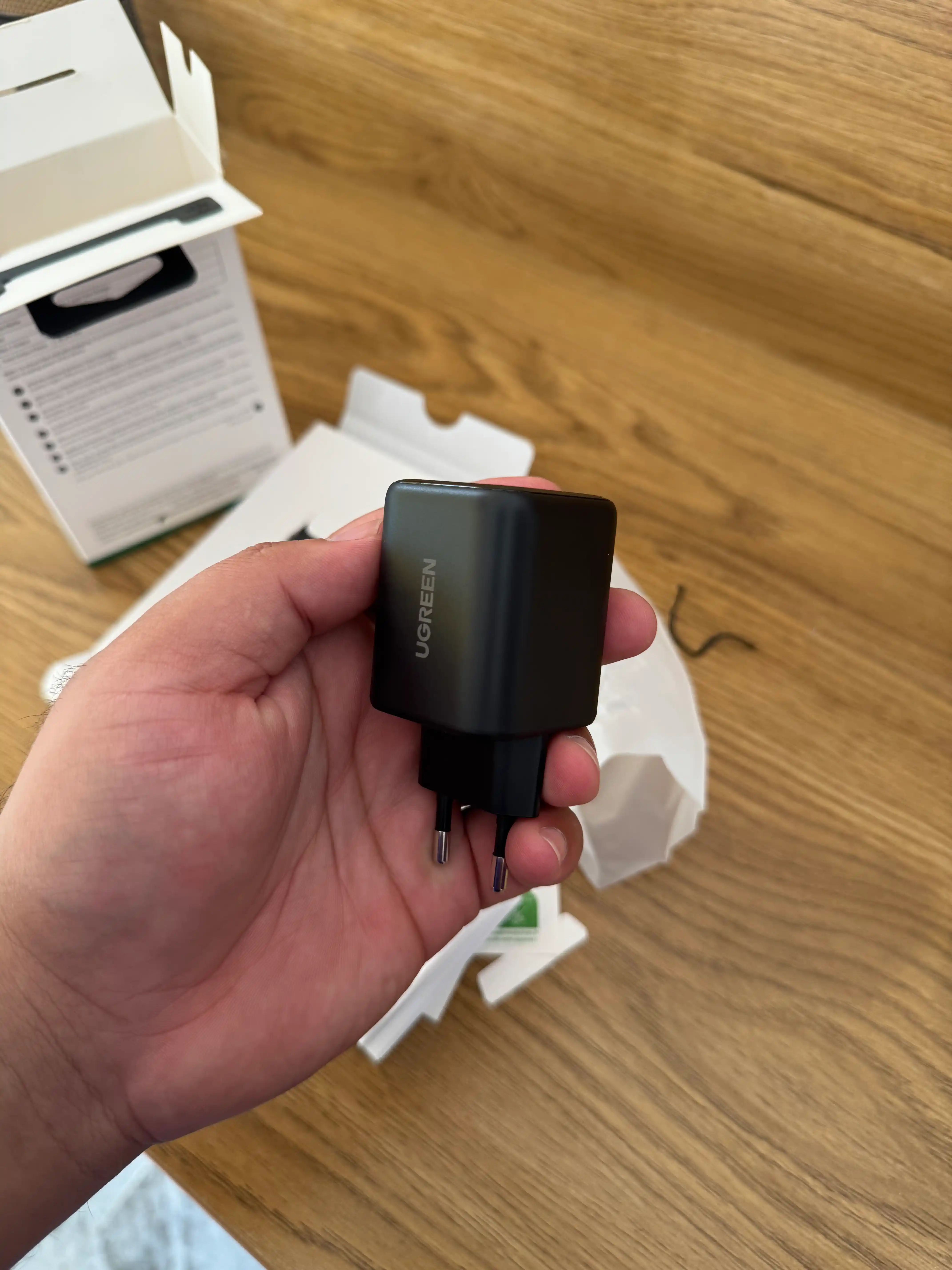 UGREEN Сетевое зарядное устройство 45Вт USB-C GaN Fast Charger Black X524 (65052)