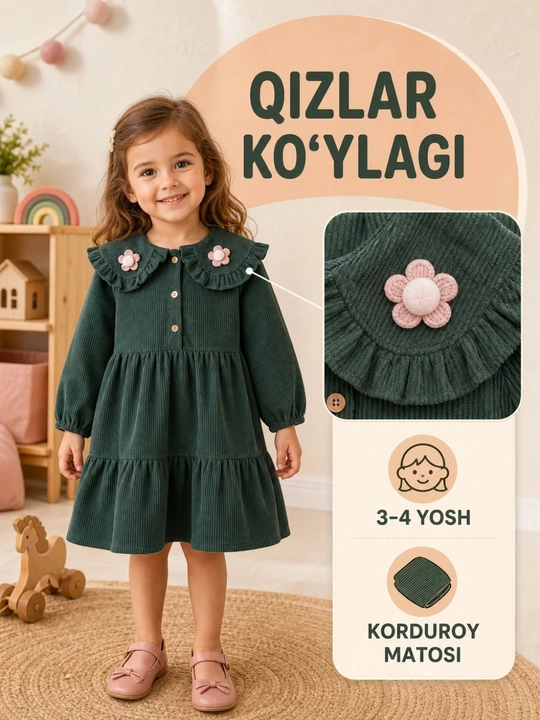 Qizlar uchun ko'ylak - 