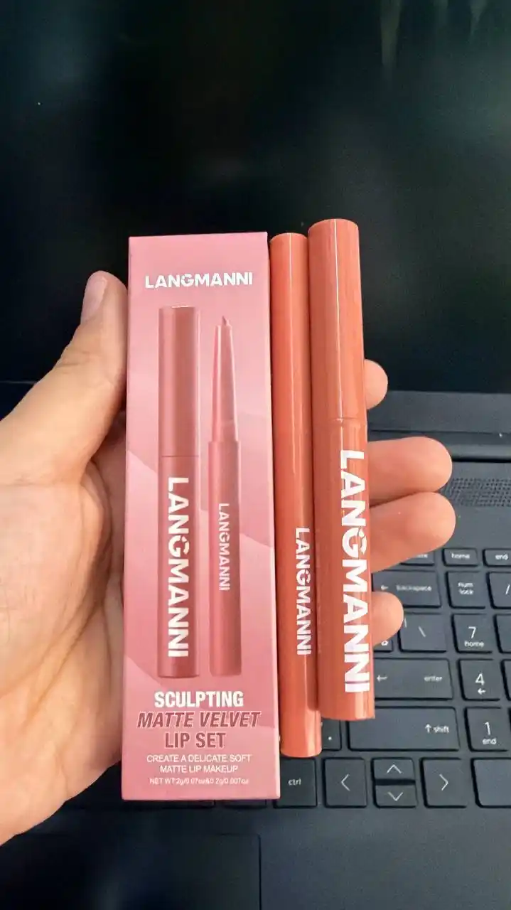 Labni professional bo'yash uchun nabor pomada, kontur