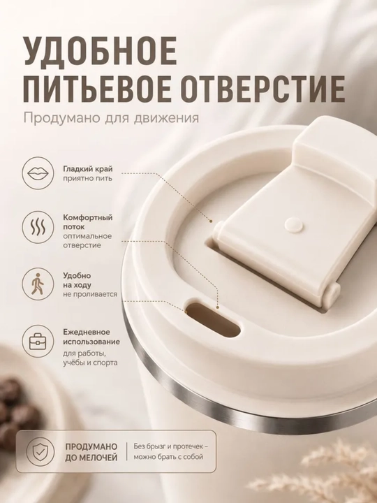 Choy va kofelar uchun  germetiklangan termokrujka, termoslar 500ml