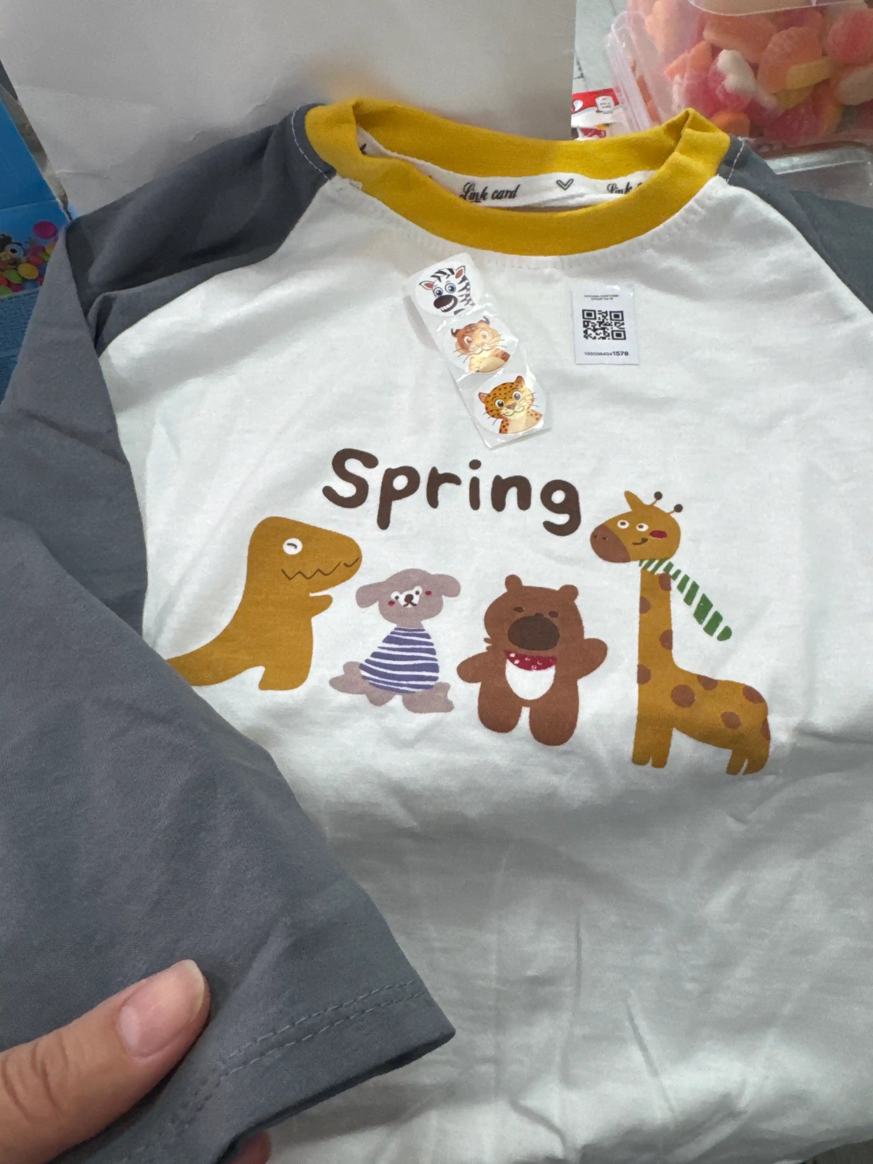 Лонгслив для девочек, кофта с длинным рукавом, хлопок, размер 1-5 лет