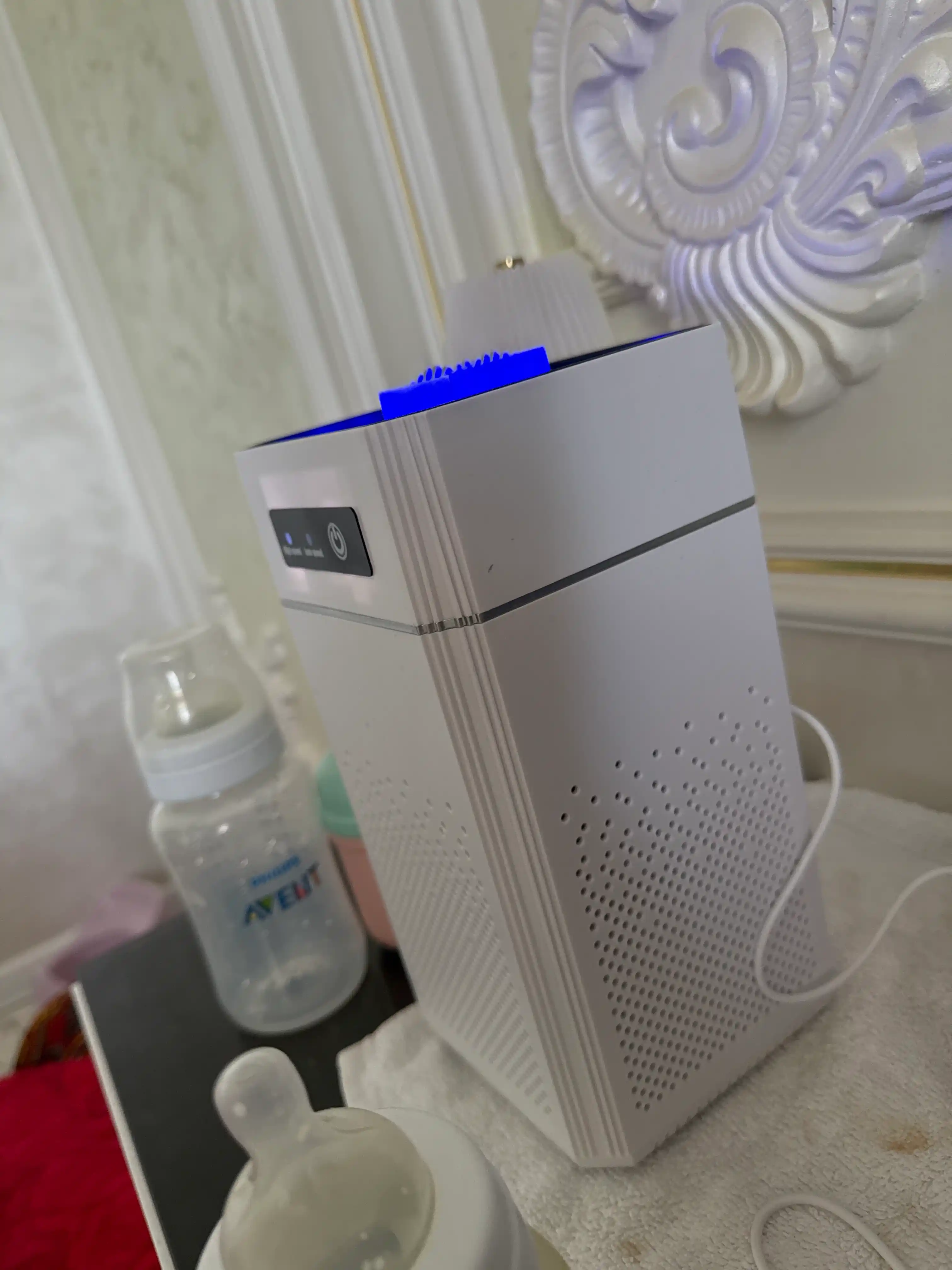 Очиститель воздуха для дома и офиса с HEPA-фильтром, забор воздуха 360°