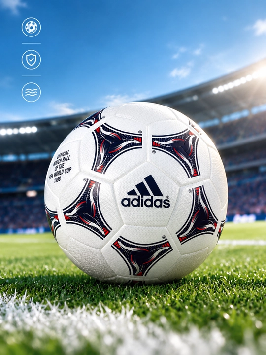 Футбольный мяч Adidas Tricolore – классический дизайн для игры и тренировок - 