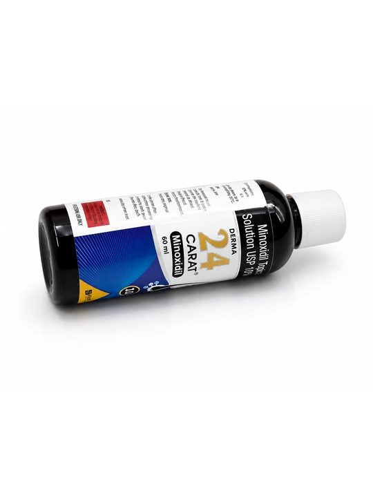 Миноксидил 10% Derma 24 Carat – лосьон для роста волос и бороды 60 мл