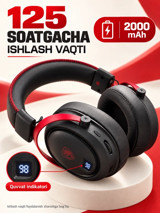 Игровые наушники SADES 812 Pro с микрофоном, Bluetooth 6.0/2.4G/USB-C, 7.1, RGB