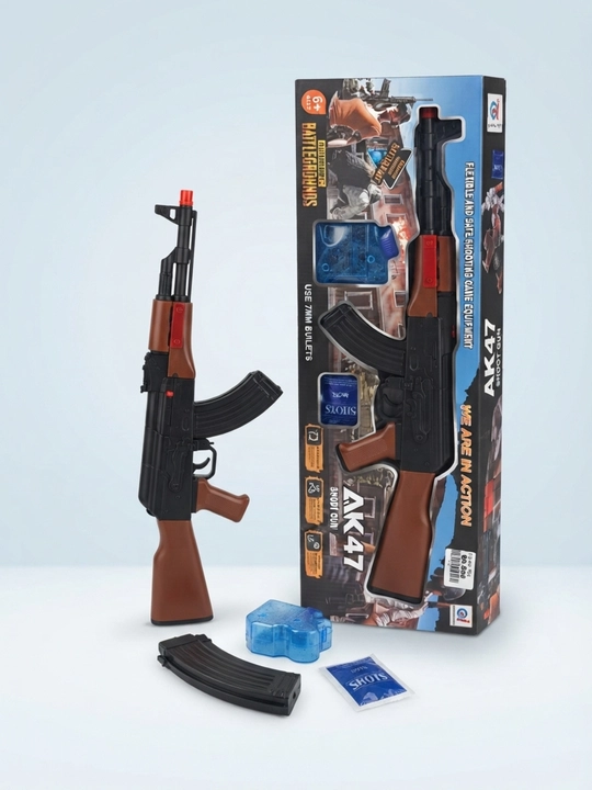 Игрушечный автомат AK47, гелевый бластер с водными шариками, игрушечный пулемёт, подарок - 