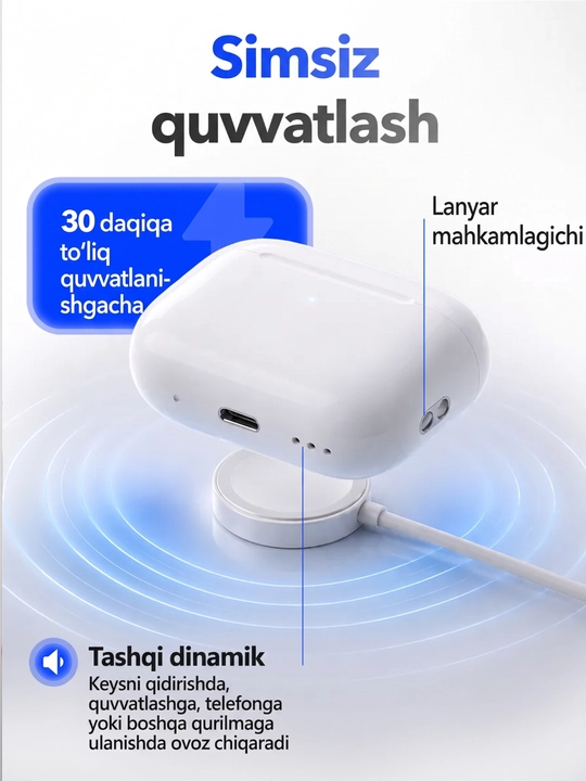 Simsiz quloqchinlar, bluetooth, pods pro 2
